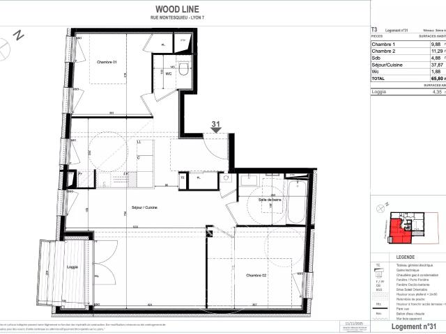 Appartement vente à Lyon, Métropole de Lyon