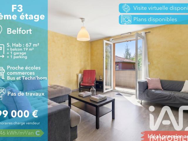 Appartement vente à Belfort, Saraz