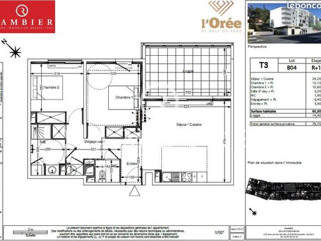 Appartement vente à Saint-Gély-du-Fesc, Hérault