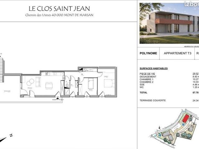 Appartement vente à Mont-de-Marsan, Mont-de-marsan