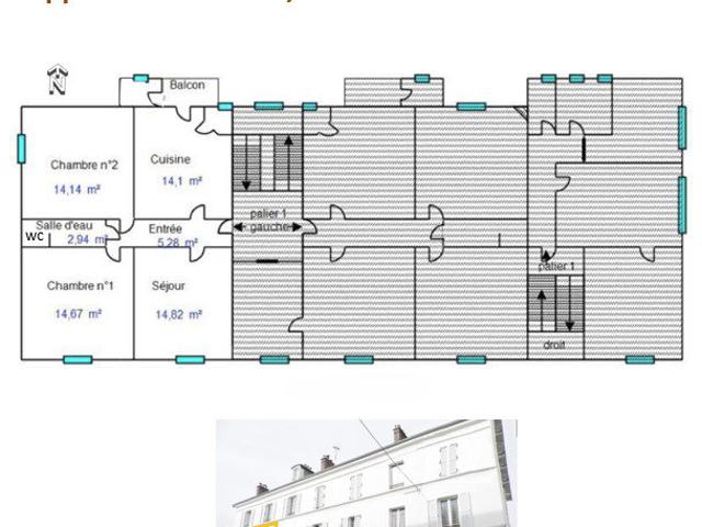 Appartement vente à Lons-le-Saunier, Jura