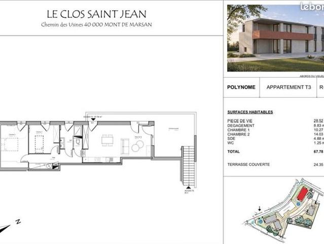 Appartement vente à Mont-de-Marsan, Mont-de-marsan
