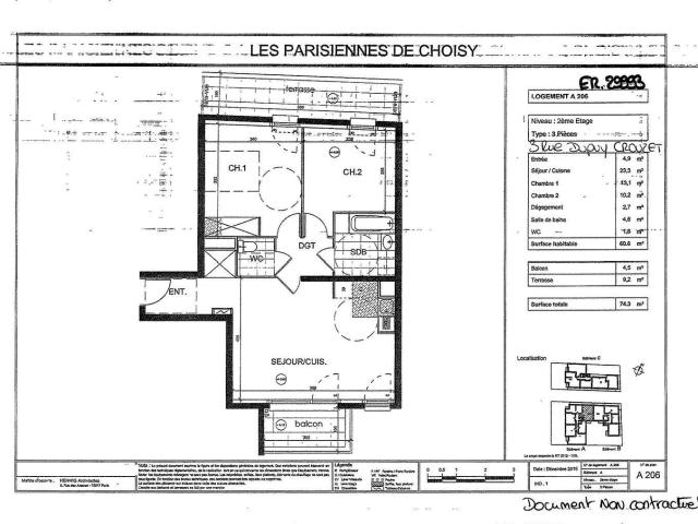 Appartement location à Centre Sud, Choisy-le-Roi