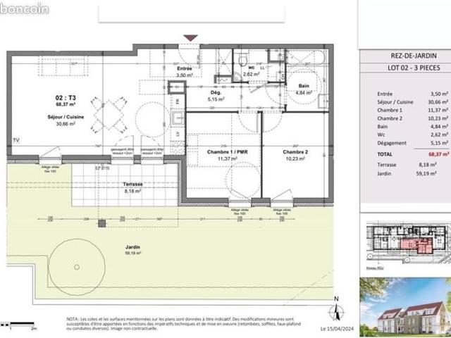 Appartement vente à Sélestat-Erstein, Boersch