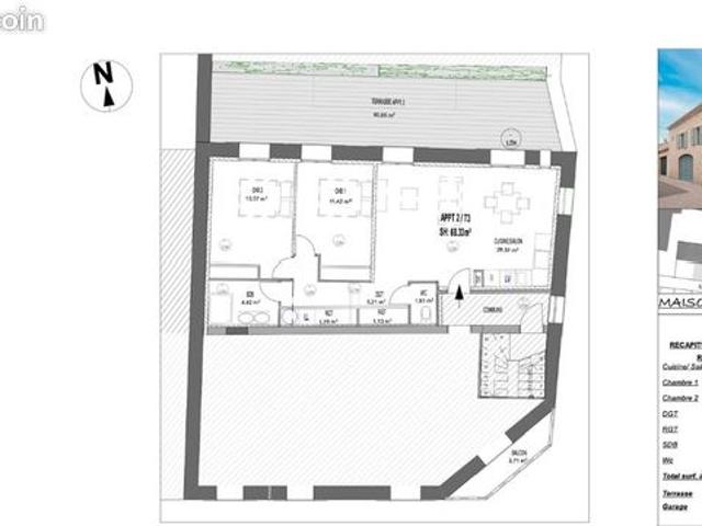 Appartement vente à Nîmes, Calvisson