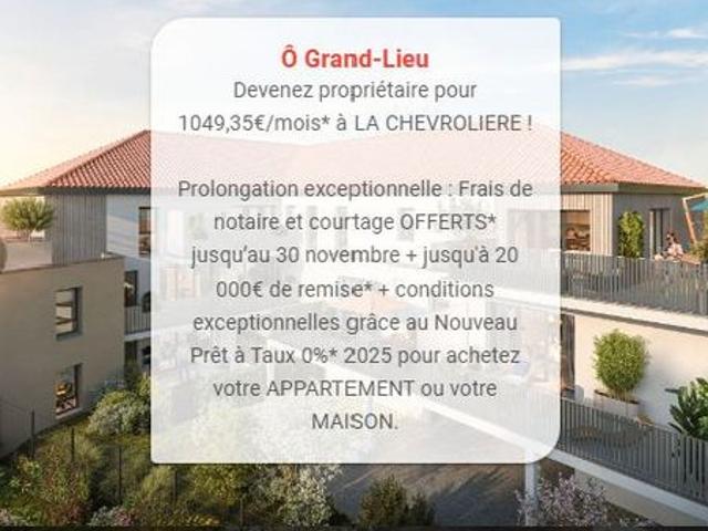 Appartement vente à Nantes, La Chevrolière
