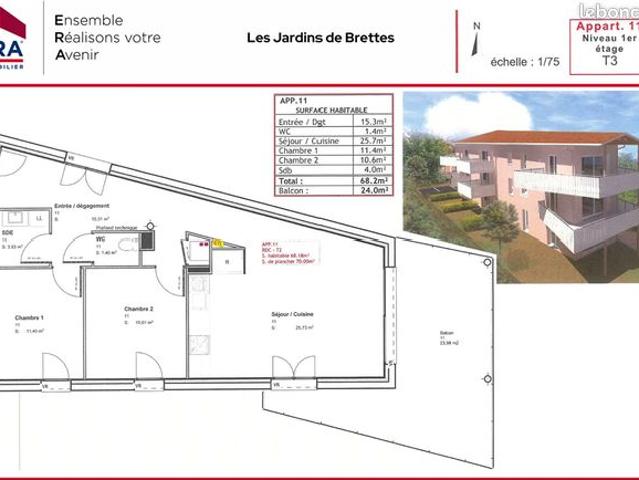 Appartement vente à Mont-de-marsan
