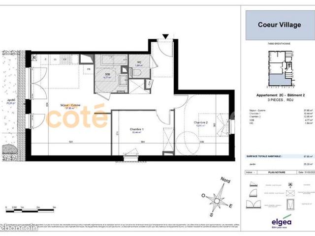 Appartement vente à Thonon-les-Bains, Brenthonne