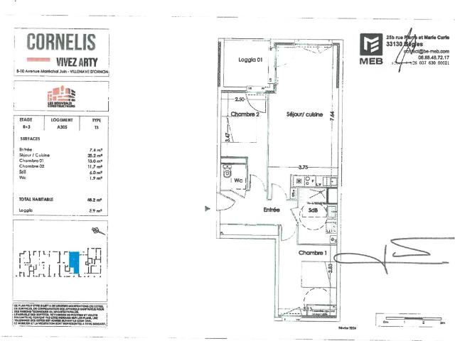 Appartement location à Bordeaux, Villenave-d'ornon