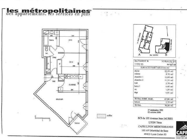 Appartement location à Lyon, Métropole de Lyon