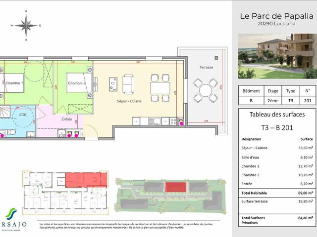 Appartement vente à Bastia, Lucciana