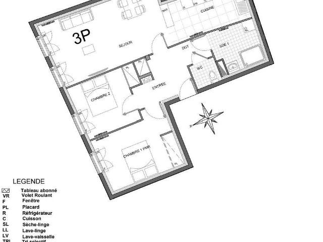 Appartement vente à Meaux, Trilport