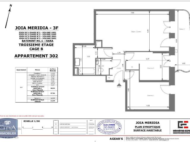 Appartement location à Les Moulins, Nice