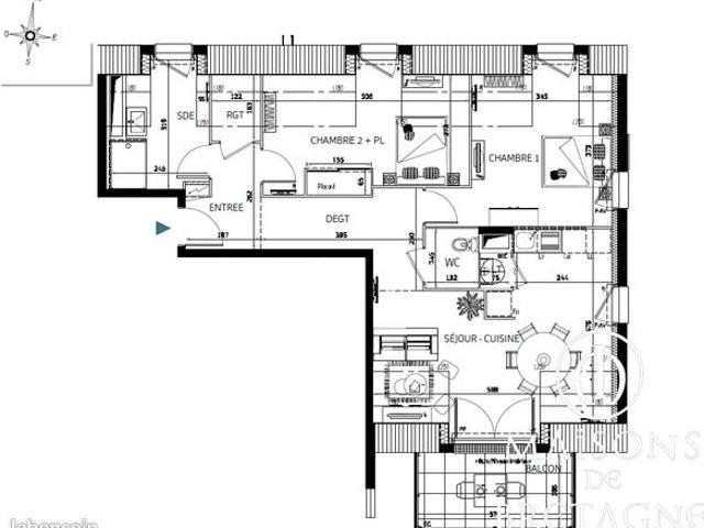 Appartement vente à Quimper, Bretagne