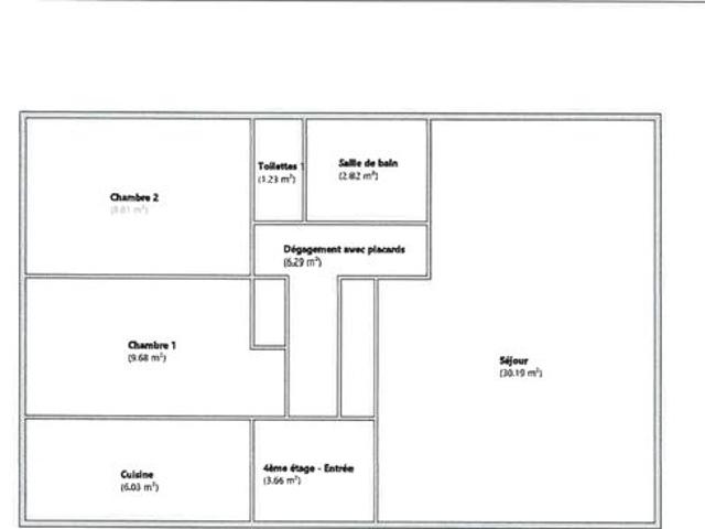 Appartement vente à Dreux, Montreuil
