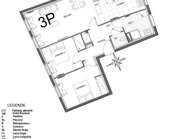 Appartement vente à Meaux, Trilport