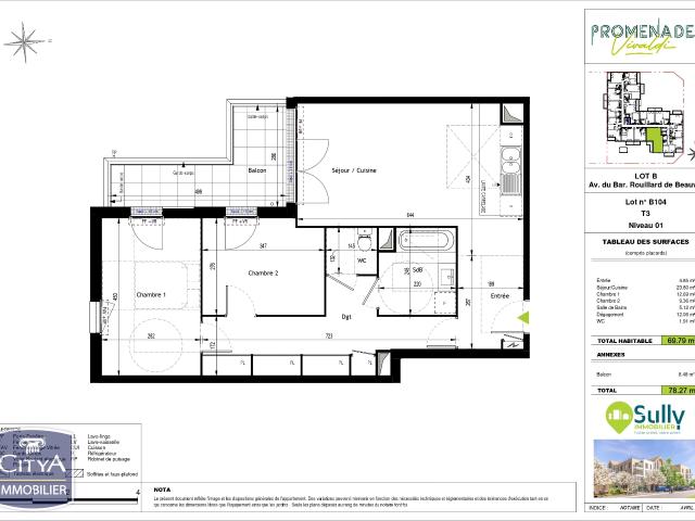 Appartement vente à Chartres, Le Coudray
