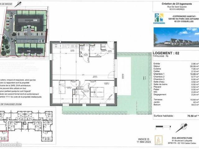 Appartement vente à Calais, Ardres