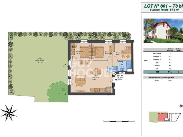 Appartement vente à Lyon, Métropole de Lyon