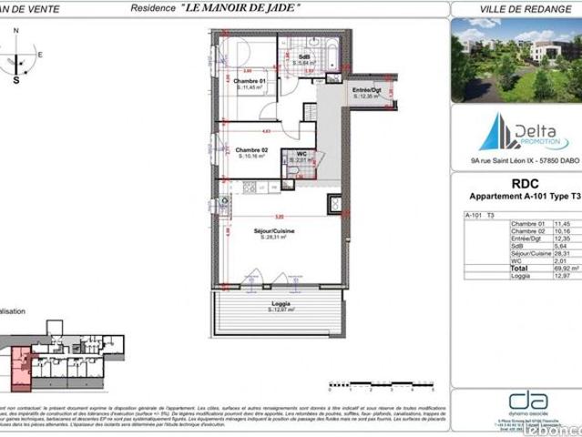 Appartement vente à Thionville, Rédange
