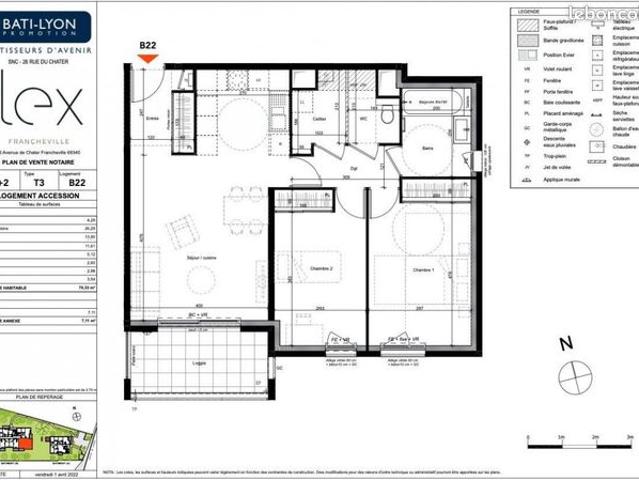 Appartement vente à Châlons-en-Champagne, Francheville