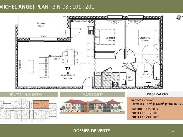 Appartement vente à Albi