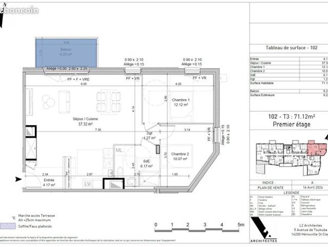 Appartement vente à Caen