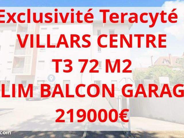 Appartement vente à Bourg-en-Bresse, Villars-les-dombes