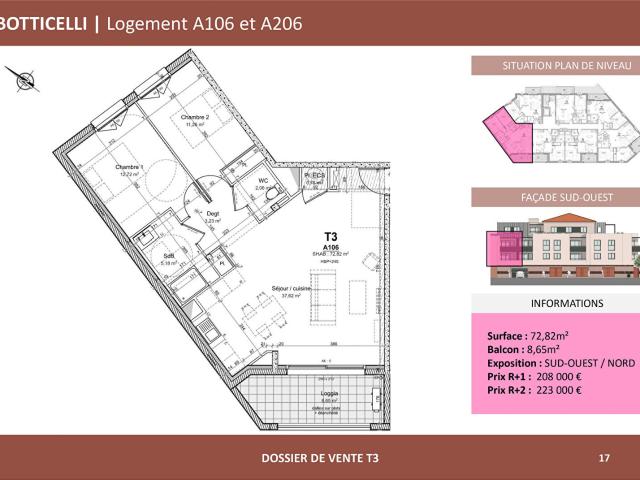 Appartement vente à Saint-Martin, Albi