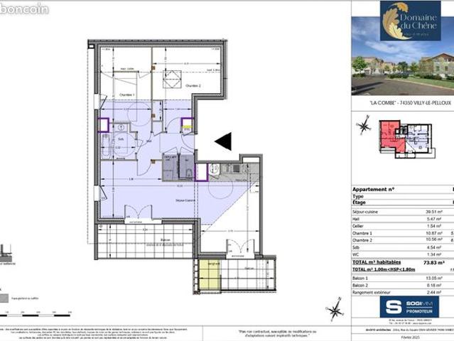 Appartement vente à Villy-le-Pelloux, Haute-Savoie