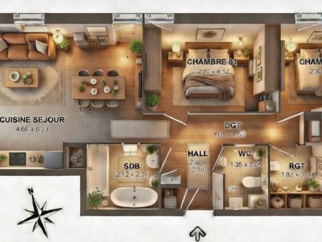 Appartement vente à Saint-Julien-en-Genevois, Neydens