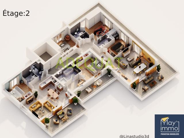 Appartement vente à La Tour-du-Pin, Saint-andré-le-gaz