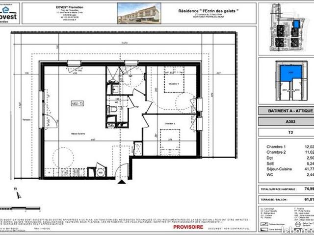 Appartement vente à Bayeux, Saint-pierre-du-mont