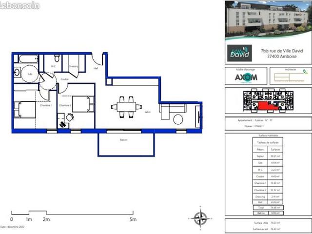 Appartement vente à Amboise, Indre-et-Loire