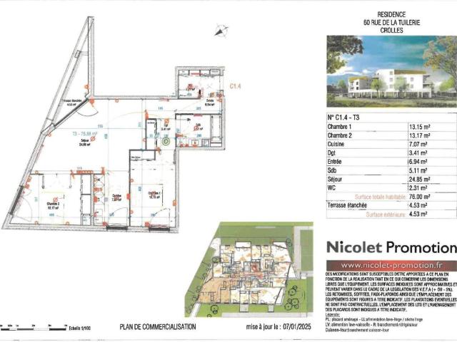 Appartement location à Grenoble, Crolles
