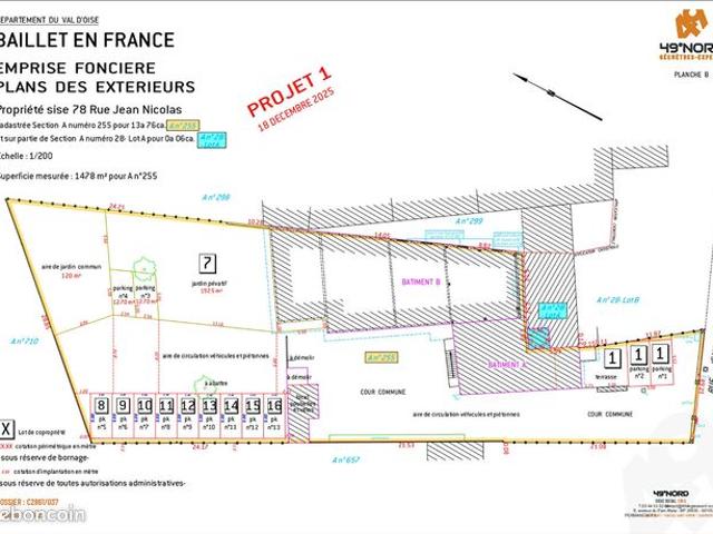 Appartement vente à Sarcelles, Baillet-en-france
