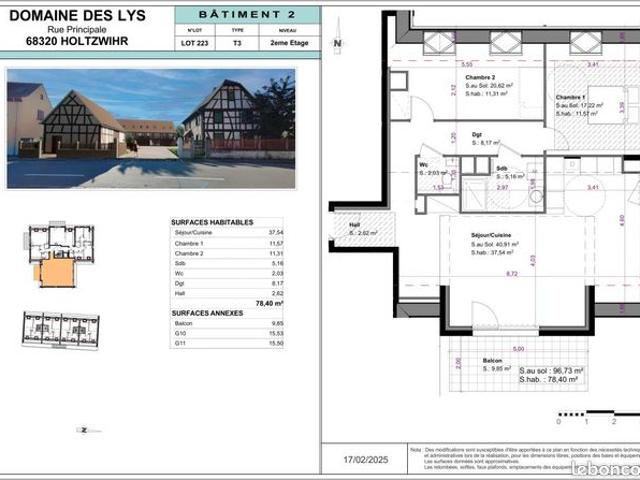 Appartement vente à Colmar-Ribeauvillé, Grand Est
