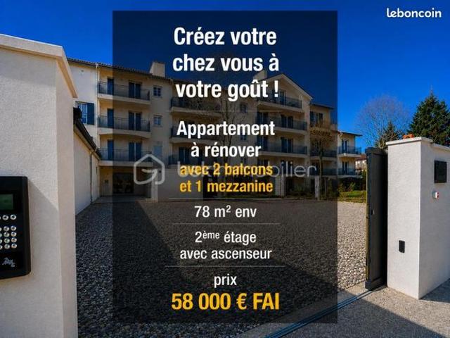 Appartement vente à Tournon-sur-Rhône, Auvergne-Rhône-Alpes