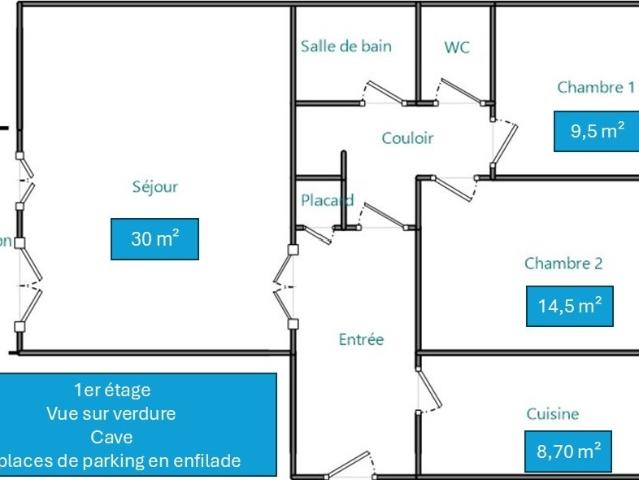 Appartement vente à Nanterre, Rueil-malmaison