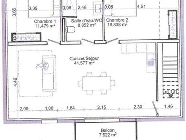 Appartement vente à Pontarlier, Orchamps-vennes