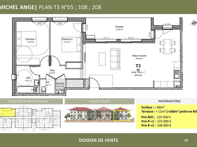 Appartement vente à Albi
