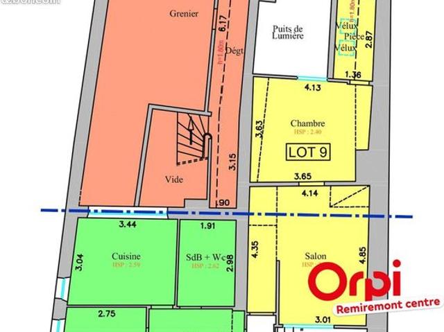 Appartement vente à Épinal, Remiremont