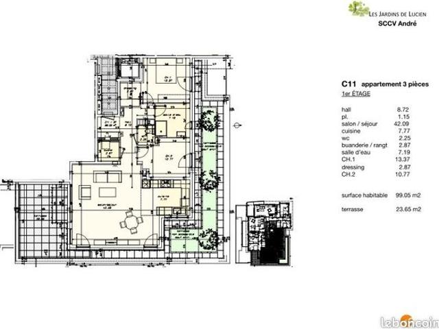 Appartement vente à Strasbourg, Eschau