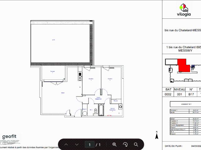 Appartement location à Grands Champs, Messimy