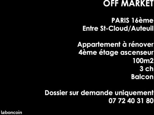 Appartement vente à Paris, Île-de-France