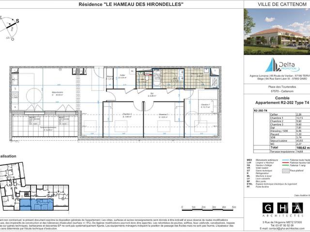 Appartement vente à Thionville, Cattenom