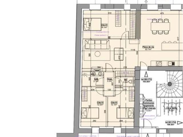 Appartement vente à Viry, Jura