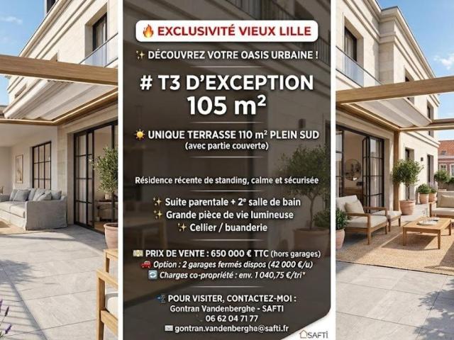 Appartement vente à Lille