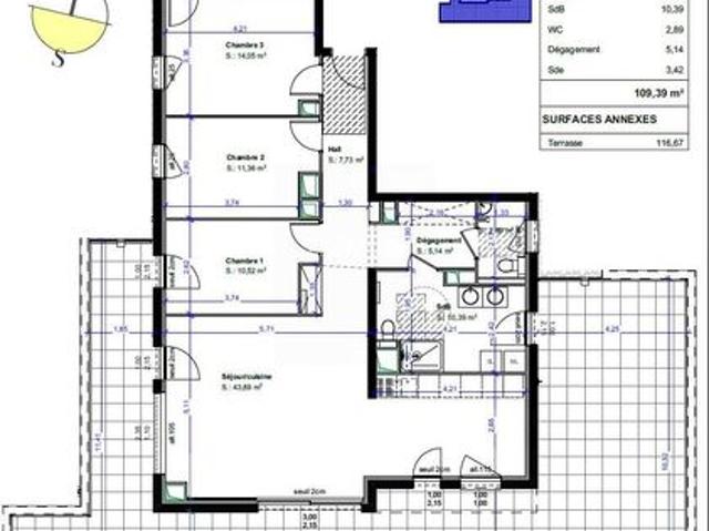 Appartement vente à Mulhouse, Pfastatt