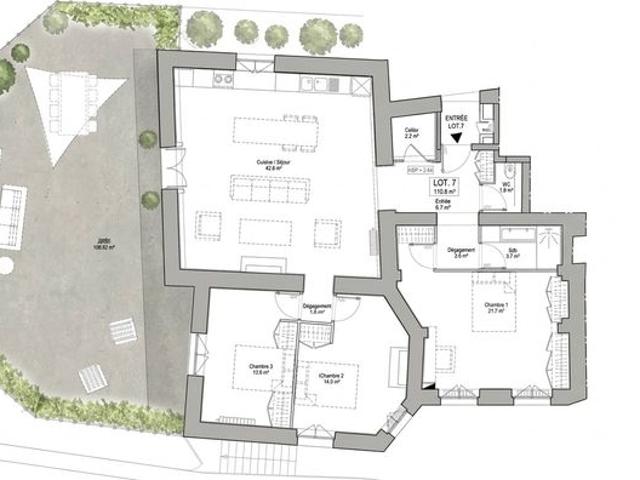 Appartement vente à Curis-au-Mont-d'Or, Rhône